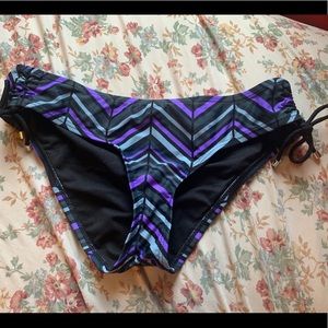 Purple bikini bottom